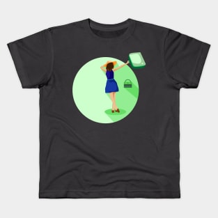 women holiday design Kids T-Shirt